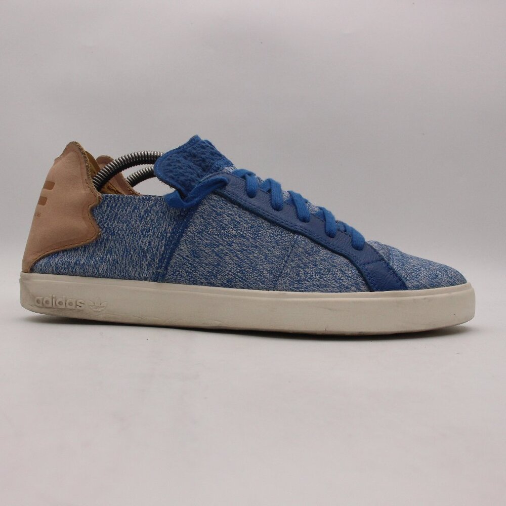 Adidas Pharrell Williams x Vulc Men's Size 10 Lace Up Blue Brown Sneaker  AQ5779